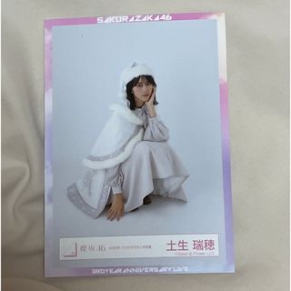 サクラザカフォーティシックス(櫻坂46)の土生瑞穂　クリスマスサンタ衣装(女性アイドル)