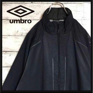 アンブロ(UMBRO)の【美品】アンブロ　刺繍ロゴ入りナイロンジャケット　ビッグサイズ　　A830R(ナイロンジャケット)