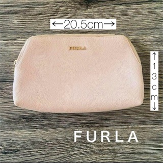 フルラ(Furla)の【FURLA】化粧ポーチ　小物入れ　ピンク　大サイズ　フルラ　トラベル(ポーチ)