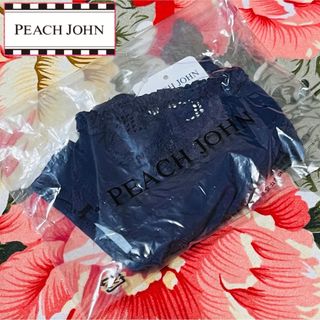 ピーチジョン(PEACH JOHN)の★PEACH JOHN★ぴたもちショーツNAVY★Tバックパンツ下着★ソング★M(ショーツ)