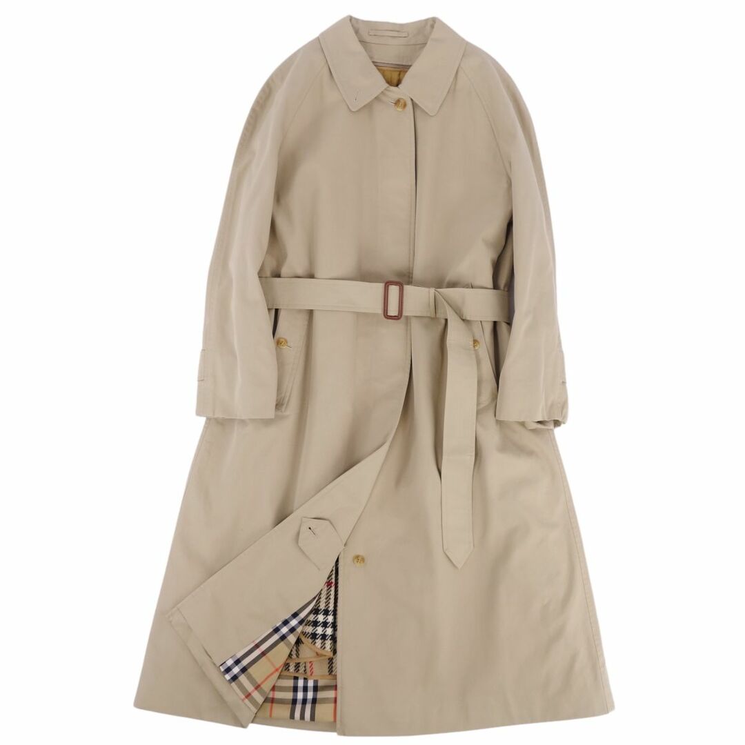 BURBERRY(バーバリー)の極美品 Vintage バーバリー Burberrys コート ステンカラーコート バルマカーンコート ライナー付き アウター レディース 15BR(L相当) ベージュ レディースのジャケット/アウター(その他)の商品写真