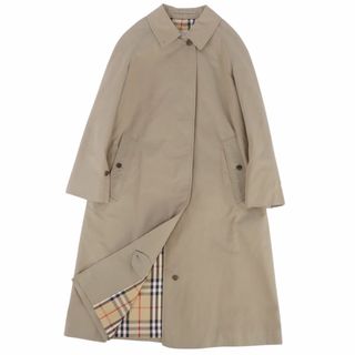 バーバリー(BURBERRY)の極美品 Vintage バーバリー Burberrys コート ステンカラーコート バルマカーンコート 裏チェック アウター レディース 7AB2(S相当) カーキベージュ(その他)