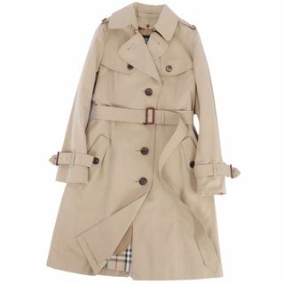 バーバリー(BURBERRY)の美品 バーバリー ロンドン BURBERRY LONDON コート シングル トレンチコート ライダーコート ライナー付き アウター レディース 38(M相当) ベージュ(トレンチコート)