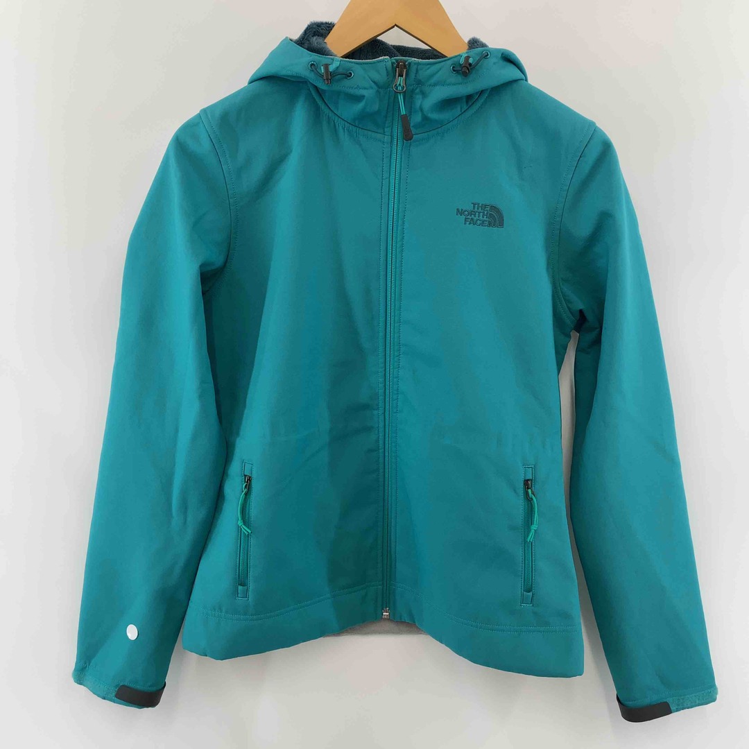 THE NORTH FACE(ザノースフェイス)のTHE NORTH FACE レディース ザノースフェイス ブルゾン ジャケット マウンテンパーカー エメグリーン　フード　裏フリース　ドローストリング レディースのジャケット/アウター(ブルゾン)の商品写真