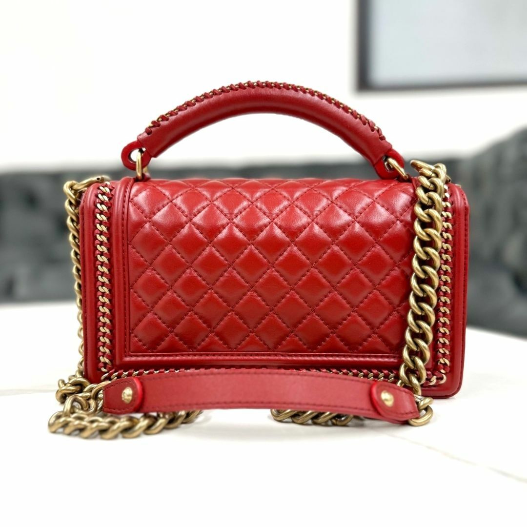 CHANEL - 美品☆ シャネル ボーイシャネル トップハンドル 2way CHANEL - 美品☆ シャネル ボーイシャネル トップハンドル 2way