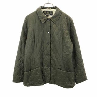 バーブァー(Barbour)のバブアー 長袖 キルティングジャケット USA 10 ダークグリーン Barbour レディース 古着 【240123】(その他)