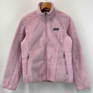 パタゴニア(patagonia)のpatagonia レディース パタゴニア ブルゾン ジャケット  ハイネック  ピンクボア×キルティング切り替え フルジップ(ブルゾン)