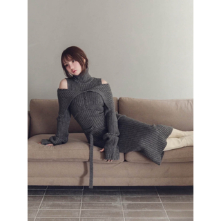 ダーリッチ(Darich)のANDMARY Cameo knit set cardigan(ロングワンピース/マキシワンピース)