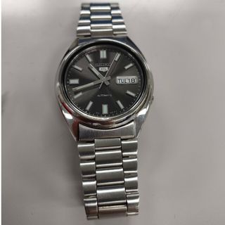 セイコー(SEIKO)のSEIKO5 セイコー　ブラック　自動巻(腕時計(アナログ))