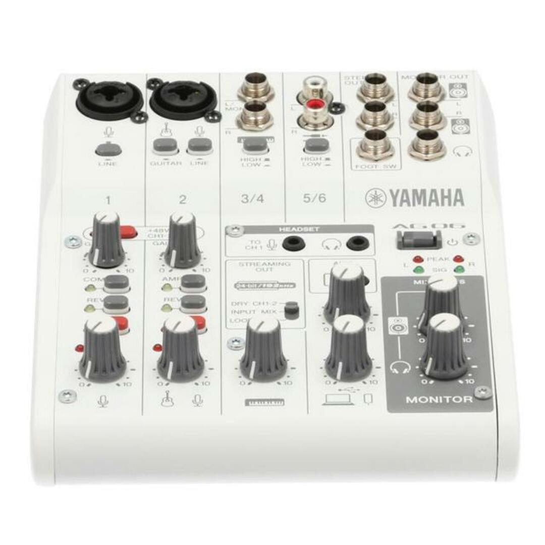 <br>YAMAHA ヤマハ/ミキサー/AG06MK2/21YGCJ01241/エフェクター/Aランク/75【中古】 楽器のレコーディング/PA機器(ミキサー)の商品写真