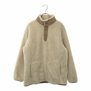 ユニクロ(UNIQLO)のユニクロ ホワイトマウンテニアリング コラボ ボア フリースジャケット S アイボリー UNIQLO プルオーバー メンズ 古着 【240123】(その他)