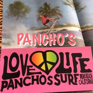 パタゴニア(patagonia)のPANCHOSパンチョズSURFピスモ限定激レアSUPERバナーステッカー(サーフィン)