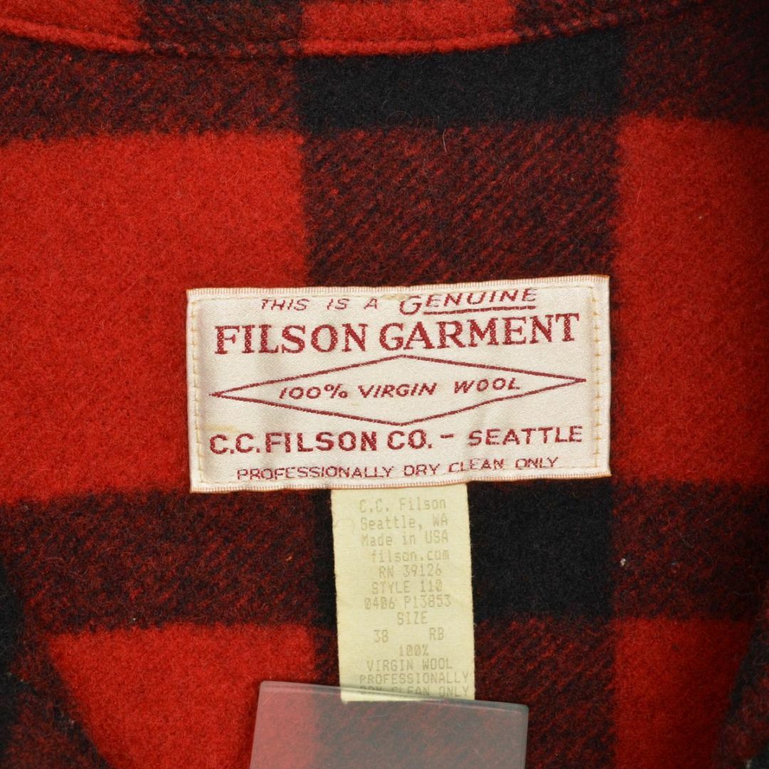 FILSON(フィルソン)の【FILSON】110 シングルマッキーノ クルーザーブロックチェックジャケット メンズのジャケット/アウター(その他)の商品写真