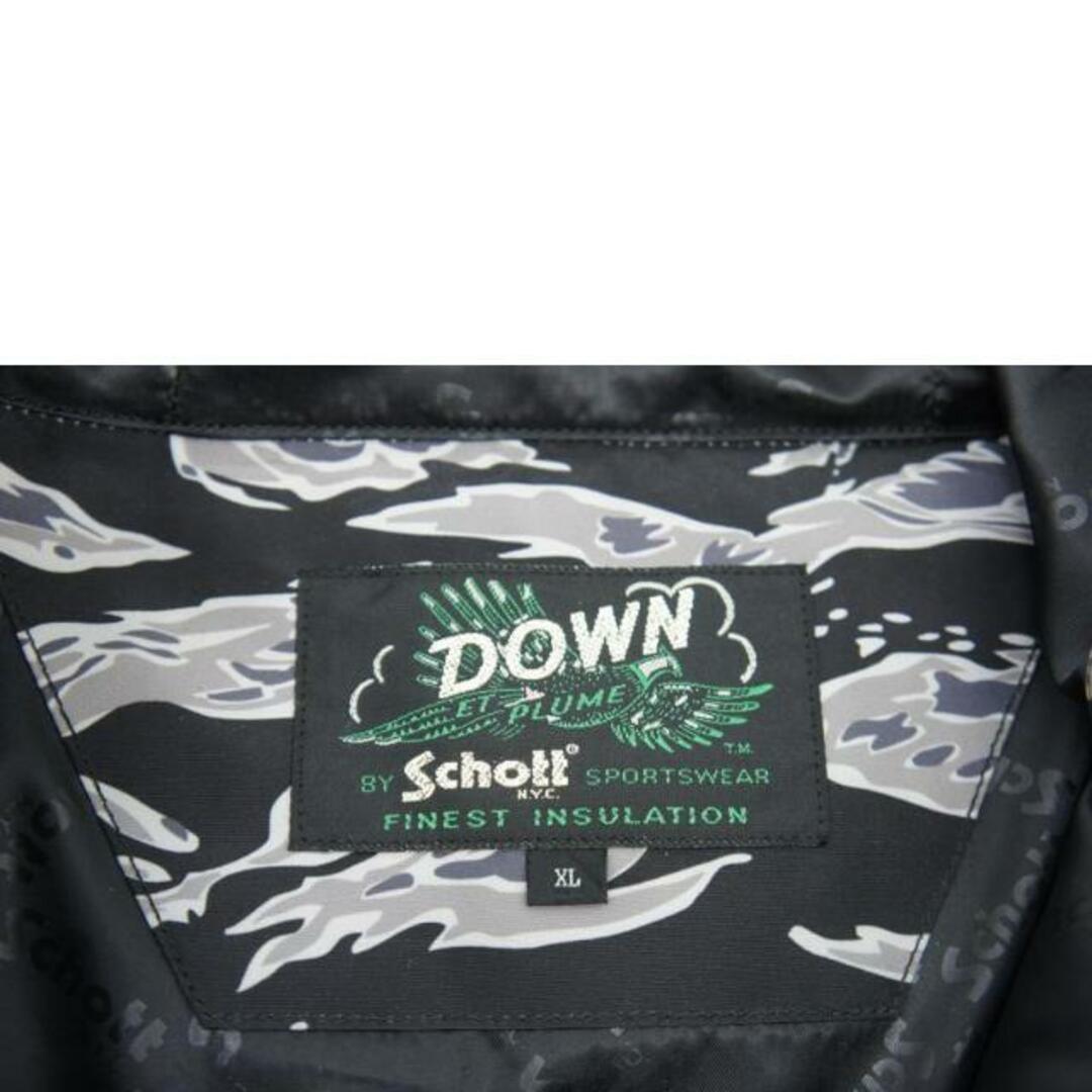 Schott ショット/クラシックフーデッドダウンジャケット/グレーカモフラージュ/3122070/XL/メンズアウター/ABランク/78【中古】 メンズのジャケット/アウター(ダッフルコート)の商品写真