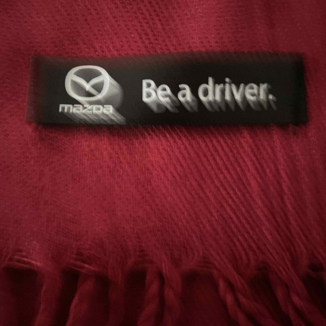 マツダ(マツダ)の赤マフラー　MAZDA メンズのファッション小物(マフラー)の商品写真