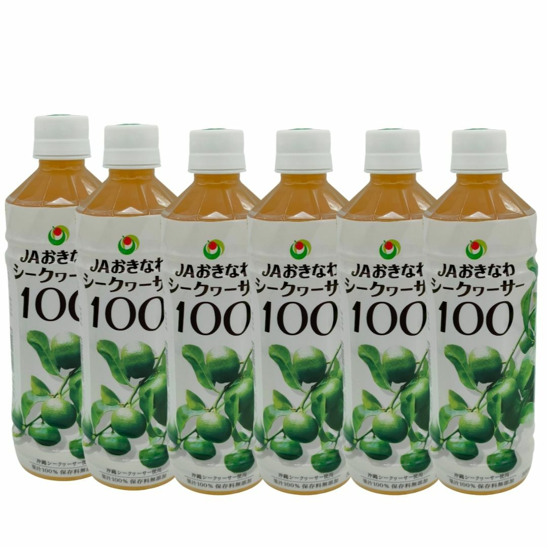 🍊JAおきなわシークヮーサー100 500ml×6 シークワサー シークワーサ 食品/飲料/酒の飲料(ソフトドリンク)の商品写真