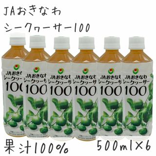 🍊JAおきなわシークヮーサー100 500ml×6 シークワサー シークワーサ(ソフトドリンク)