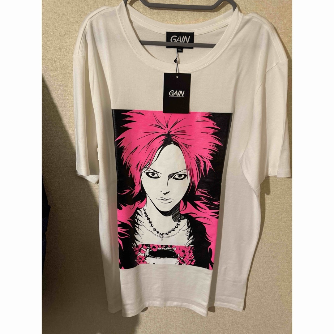 ★新品★ hide x 上條淳士 Type : PINK / WHITE メンズのトップス(Tシャツ/カットソー(半袖/袖なし))の商品写真