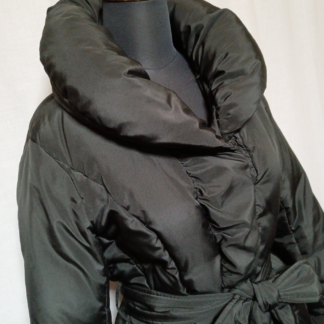 新品 ダウン コート ロング 羽毛 羽織り レディースのジャケット/アウター(ダウンコート)の商品写真