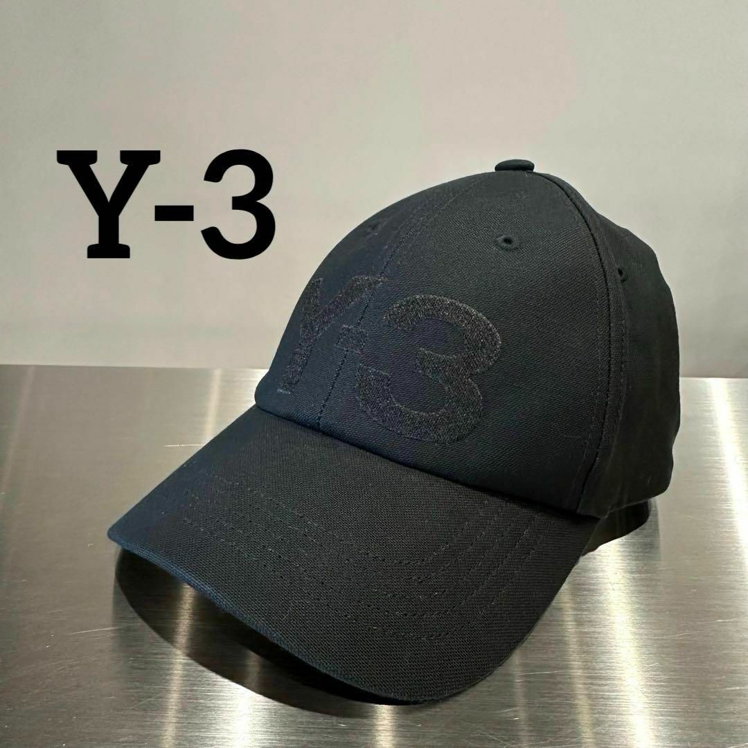 『Y-3』 ワイスリー (Free) ロゴ ベースボールキャップ素材綿ポリウレタン