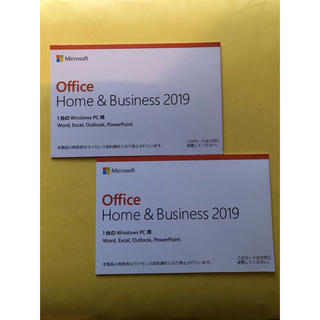 Microsoft - Office 2019 Home&Business 【新品未開封2枚】の通販 by ...