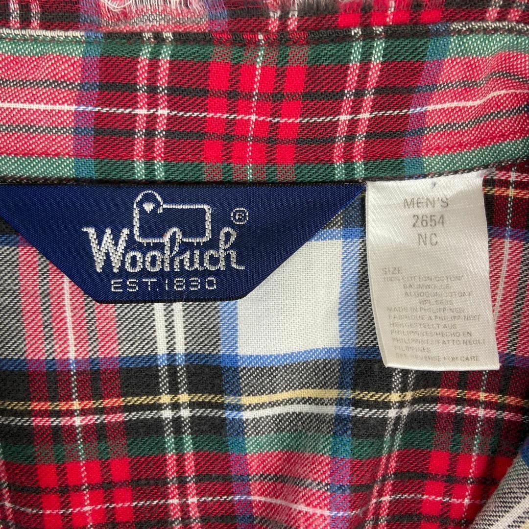 WOOLRICH(ウールリッチ)のWool Rich　ウールリッチ　タータンチェック　ネルシャツ　古着　XL メンズのトップス(シャツ)の商品写真
