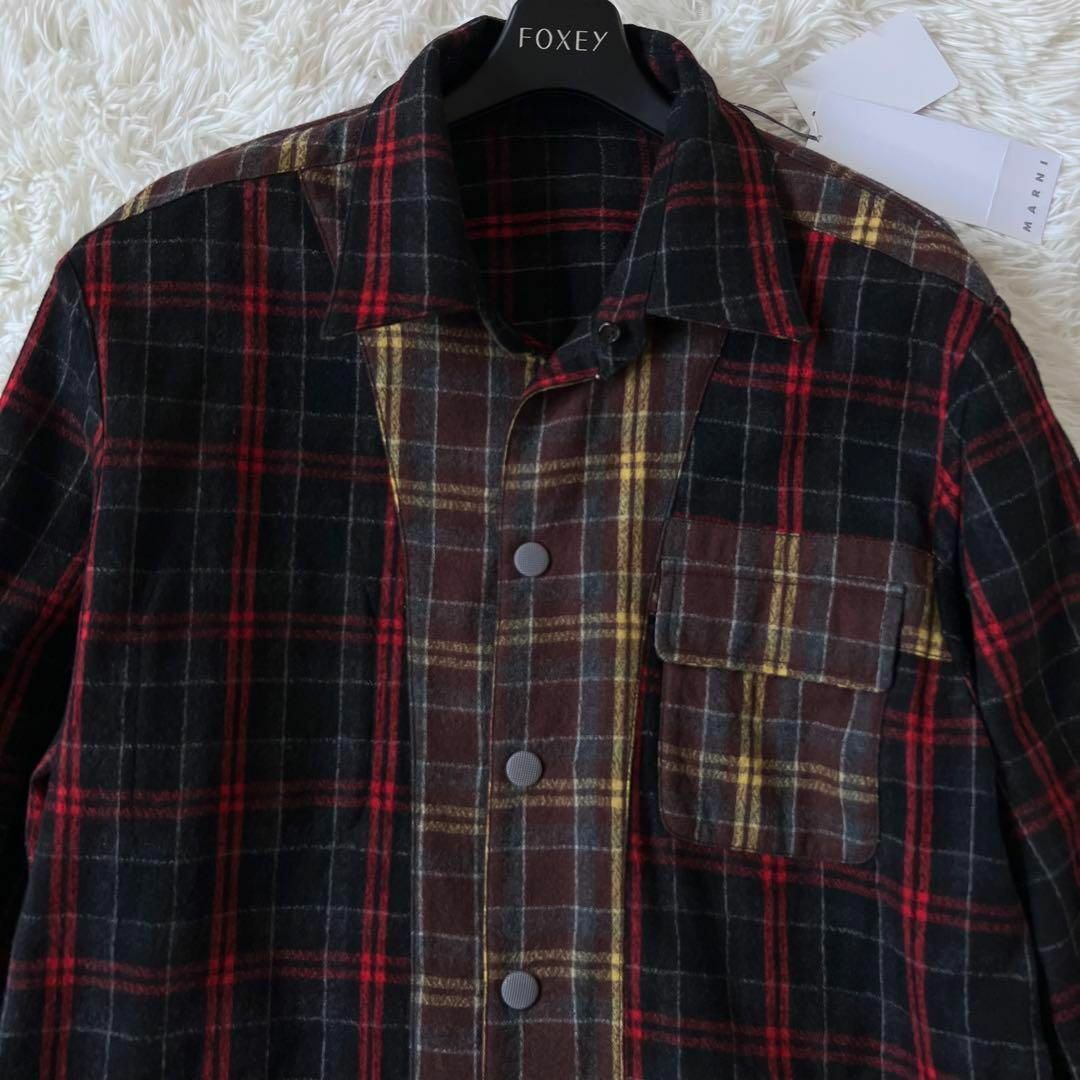 Marni(マルニ)の新品MARNI Reversible BLACK CHECKERED SHIRT メンズのトップス(シャツ)の商品写真