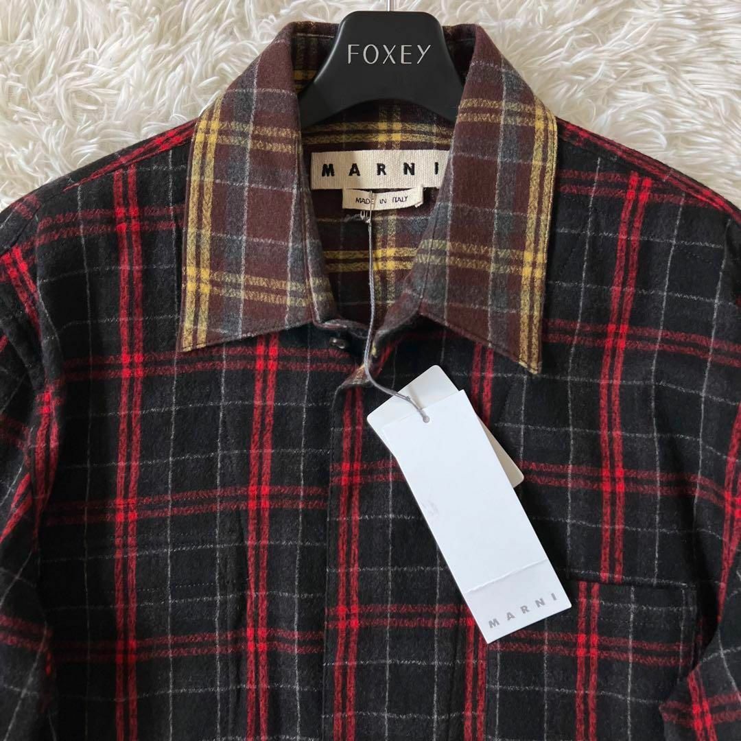 Marni(マルニ)の新品MARNI Reversible BLACK CHECKERED SHIRT メンズのトップス(シャツ)の商品写真