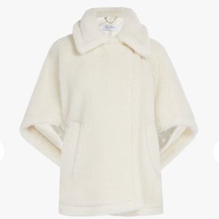 マックスマーラ(Max Mara)のMaxMara テディベア ケープ 美品(ポンチョ)