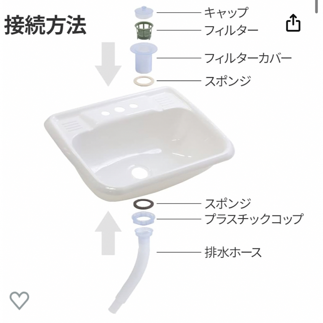 折りたたみ　簡易シンク　流し スポーツ/アウトドアのアウトドア(調理器具)の商品写真