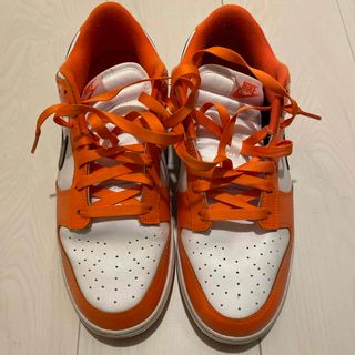 ナイキ(NIKE)のNike Dunk Low   ナイキダンク　パテントオレンジ(スニーカー)