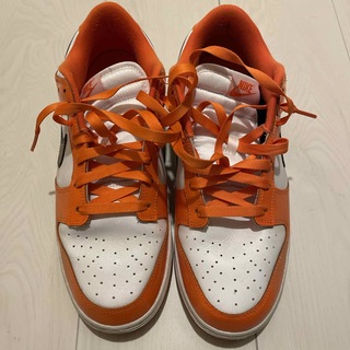 ナイキ(NIKE)のNike Dunk Low   ナイキダンク　パテントオレンジ(スニーカー)