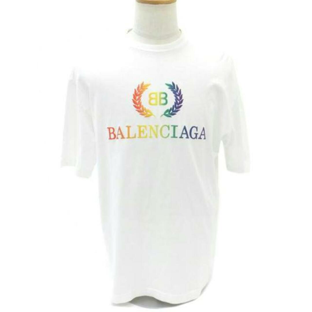 br>BALENCIAGA バレンシアガ/レインボーロゴTシャツ/XS/メンズインナー