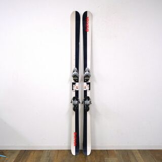 フィッシャー  FISCHER クロスカントリー スキー CROWN 185 cm ウロコ板 ステップソール ビンディング SALOMON ポール セット クロカン アウトドア 重量実測：820g（ビンディング含む1本)実寸サイズ