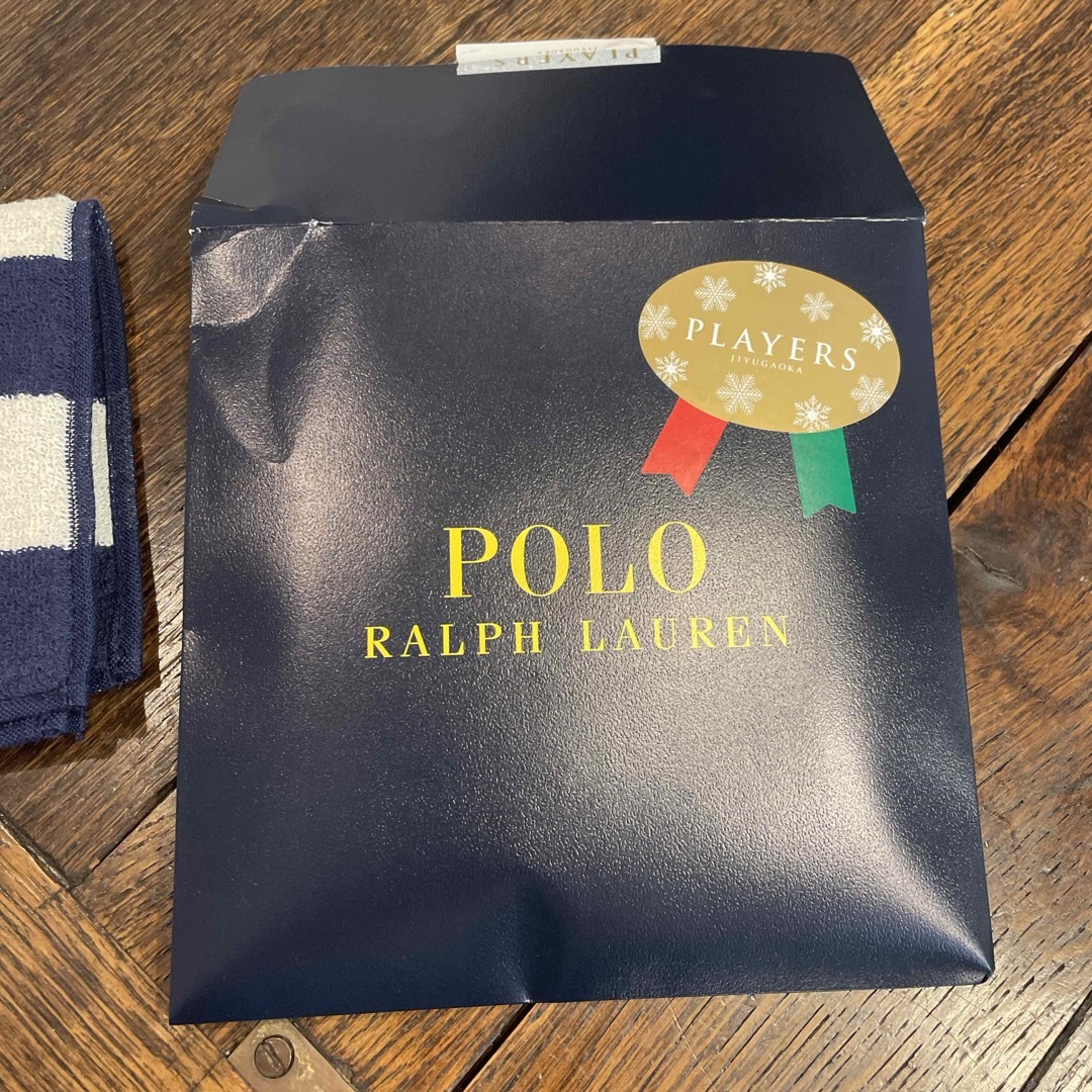 POLO RALPH LAUREN(ポロラルフローレン)のポロ　ラルフローレン　タオルハンカチ メンズのファッション小物(ハンカチ/ポケットチーフ)の商品写真