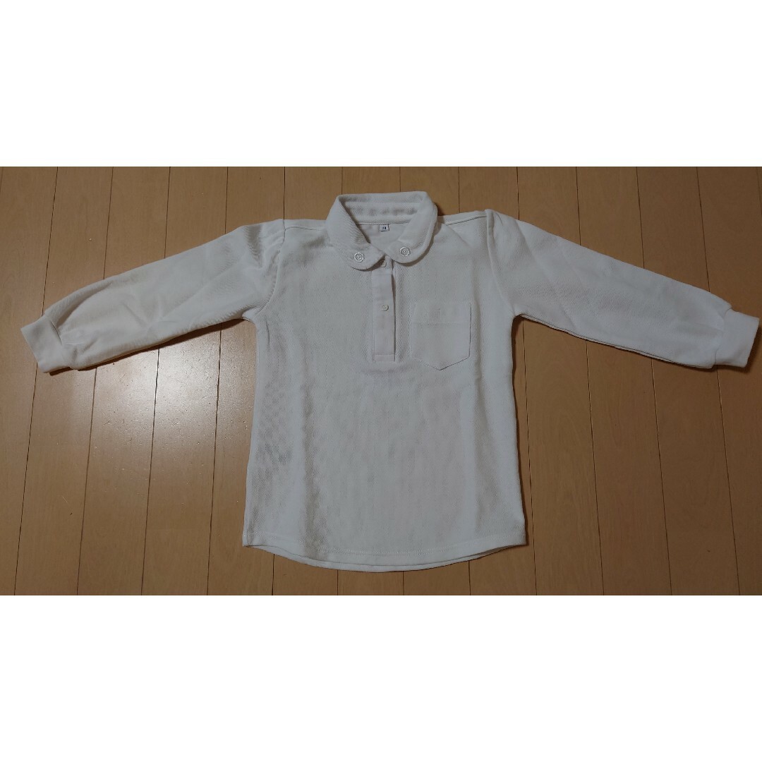 美品　ポロシャツ　長袖　110cm キッズ/ベビー/マタニティのキッズ服男の子用(90cm~)(Tシャツ/カットソー)の商品写真