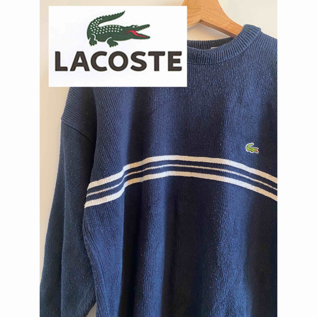 LACOSTE(ラコステ)のLACOSTE/ラコステ　ニット　セーター　長袖　 メンズのトップス(ニット/セーター)の商品写真