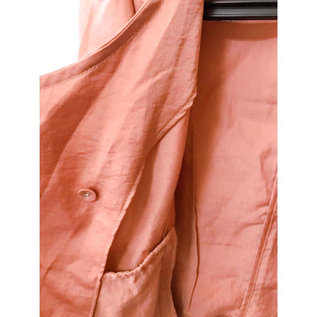 トレンチコート レディース フリーサイズ コート 上着 オシャレ トップス 古着 レディースのジャケット/アウター(トレンチコート)の商品写真