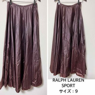 ラルフローレン(Ralph Lauren)のRALPH LAUREN SPORT❤️タフタスカート　ラルフローレンスポーツ(ロングスカート)