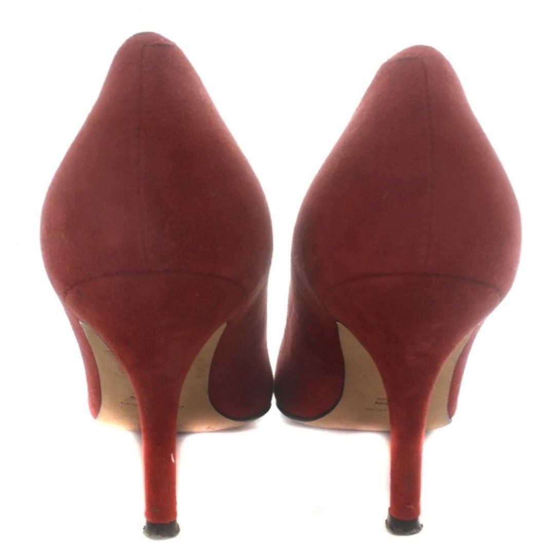 PELLICO(ペリーコ)のペリーコ パンプス ラウンドトゥ ハイヒール スエード 36 23.0cm 赤 レディースの靴/シューズ(ハイヒール/パンプス)の商品写真