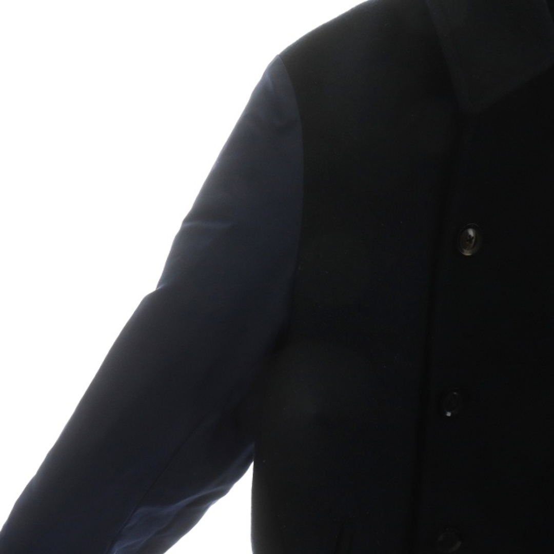 JOHNBULL(ジョンブル)のJOHNBULL Pコート ピーコート ステンカラー ダブル 長袖 M 紺 メンズのジャケット/アウター(ピーコート)の商品写真