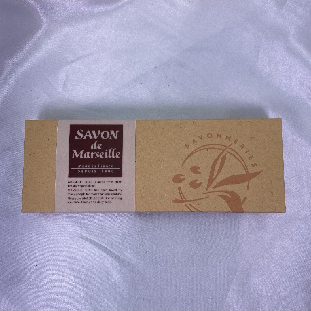 SABON(サボン)の【新品】サボンドマルセイユ石鹸無香料ギフト3個入り コスメ/美容のボディケア(ボディソープ/石鹸)の商品写真