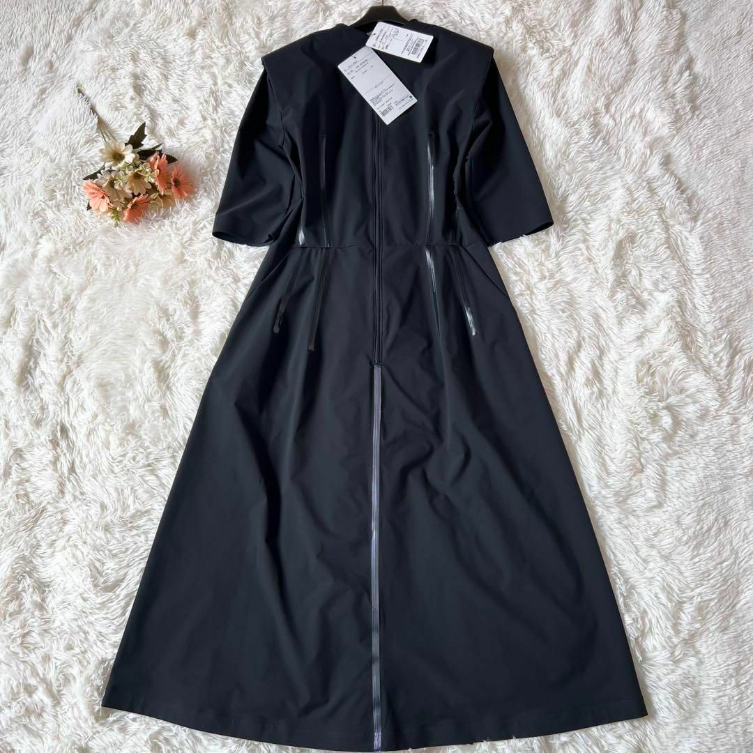 TOGA(トーガ)の【新品】TOGA PULLA×SPEEDO　ジップドレス ワンピース　ブラック レディースのワンピース(ロングワンピース/マキシワンピース)の商品写真