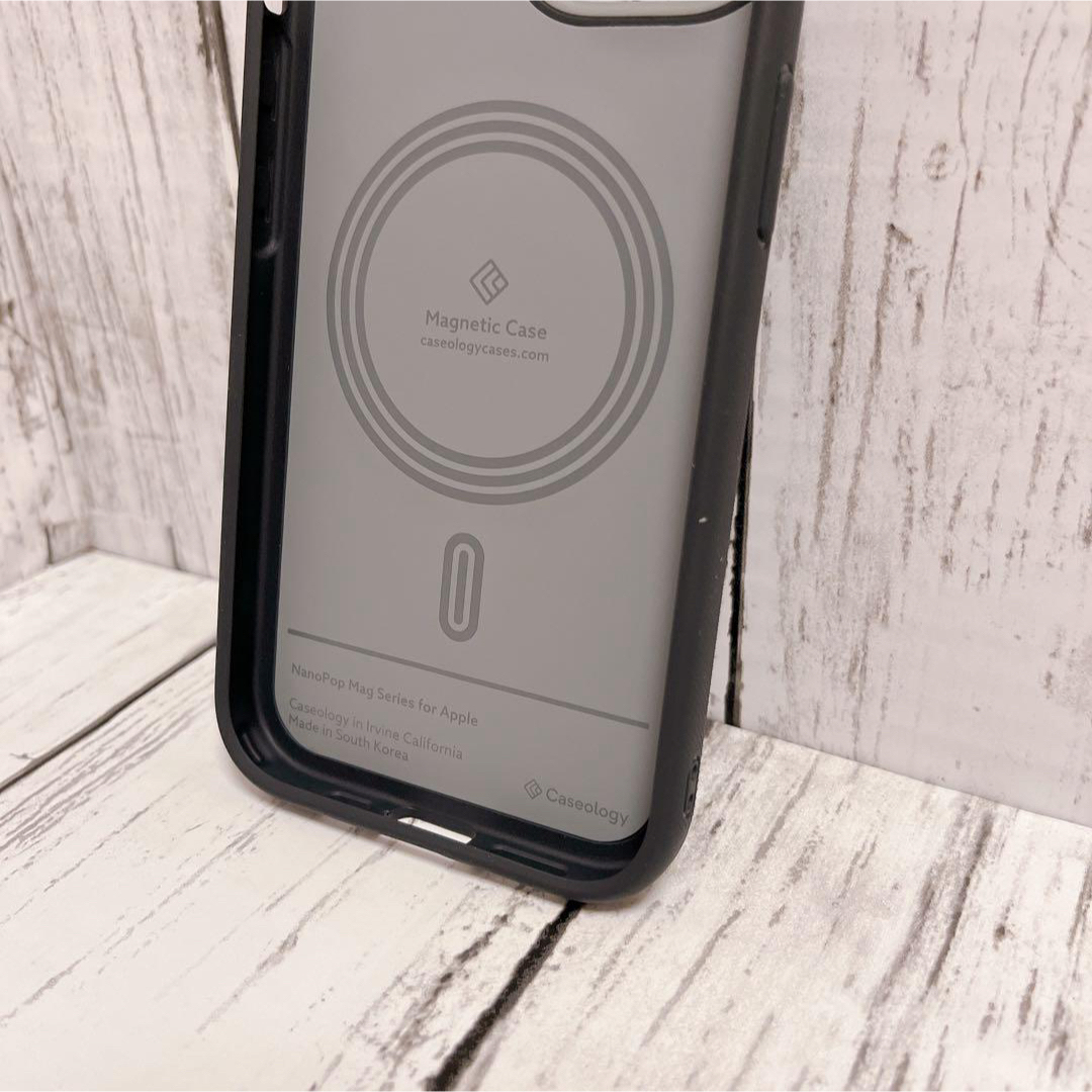 iPhone15 用 ケース MagSafe対応 耐衝撃 グリップ 滑り止め スマホ/家電/カメラのスマホアクセサリー(iPhoneケース)の商品写真