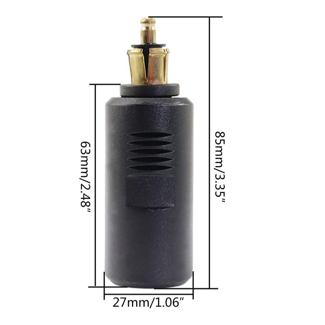 アダプター、シガーライター DC12V-24V EU メスプラグショートソケット その他のその他(その他)の商品写真