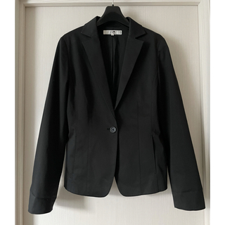 【美品】23区 テーラードジャケット 漆黒 ブラック 40サイズ