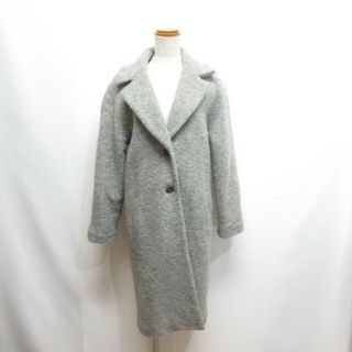 ダブルクローゼット(w closet)のダブルクローゼット w closet ロング チェスター コート F グレー (その他)