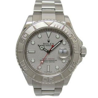 <br>ROLEX ロレックス/ヨットマスター/ロジウム/シルバー文字盤/自動巻キ/16622/M12****/ROLEX/Aランク/04【中古】(腕時計(アナログ))