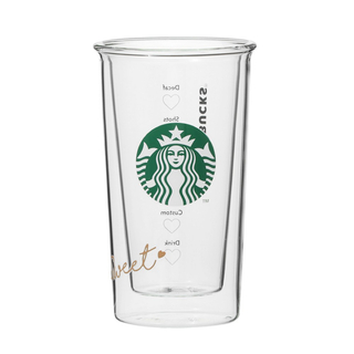 スターバックス(Starbucks)の新品スターバックスコーヒーバレンタイン2023耐熱ダブルウォールグラス355ml(その他)