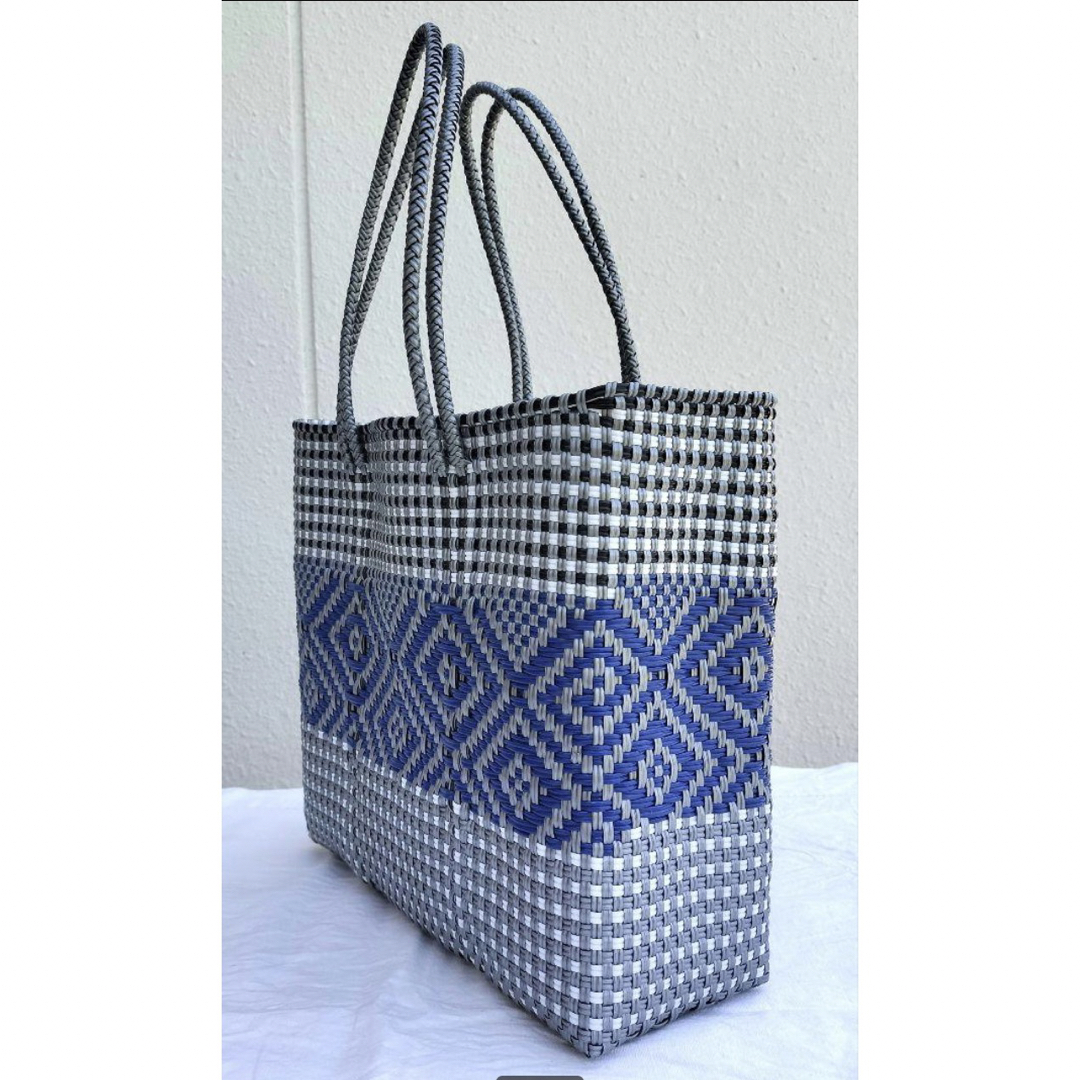 #G767-L3-Mサイズ　メキシコ　オアハカ　メルカドバッグ レディースのバッグ(かごバッグ/ストローバッグ)の商品写真